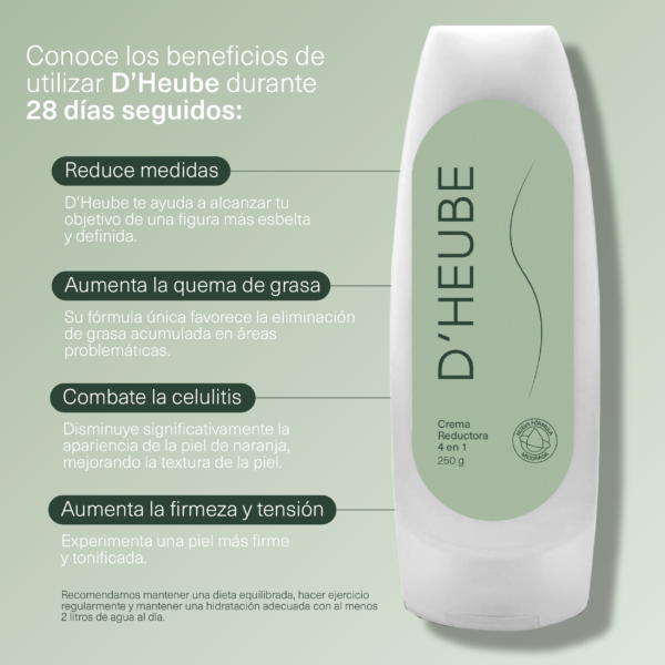 Crema Reductora D'HEUBE - Imagen 3